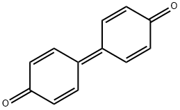 ジフェノキノン 化学構造式