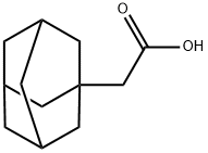1-Adamantaneacetic acid Struktur