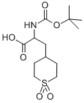 2-N-BOC-AMINO-3[4-(1,1-DIOXO-TETRAHYDRO-THIOPYRANYL)!PROPIONIC ACID, 95 Struktur