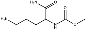 Carbamic  acid,  [4-amino-1-(aminocarbonyl)butyl]-,  methyl  ester  (9CI) Struktur