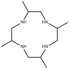 1,4,7,10-Tetraazacyclododecane, 2,5,8,11-tetraMethyl Struktur