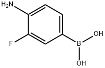 Boronic acid, (4-amino-3-fluorophenyl)- (9CI) Struktur