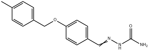4-[(4-methylbenzyl)oxy]benzaldehyde semicarbazone Struktur