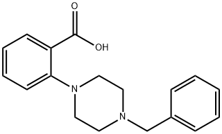 2-(4-BENZYL-PIPERAZIN-1-YL)-BENZOIC ACID Structure