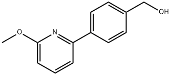 4-(4-Methylpyridin-2-yl)benzyl alcohol Struktur