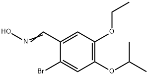 2-ブロモ-5-エトキシ-4-イソプロポキシベンズアルデヒドオキシム 化学構造式