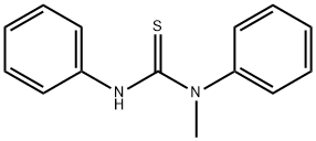 N-Methyl-N,N'-diphenylmercaptoformamidine Structure