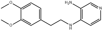 4-[(3,4-Dimethoxyphenethyl)amino]pyridin-3-amine Structure