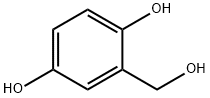 2,5-ジヒドロキシベンジルアルコール 化学構造式
