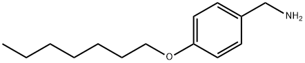 4-HEPTYLOXY-BENZYLAMINE 化学構造式