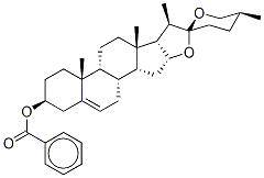 3-O-Benzoyl Diosgenine Struktur