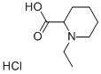 1-乙基哌啶-2-羧酸 盐酸盐, 49538-43-4, 结构式