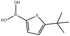 5-叔丁基噻吩-2-硼酸, 495382-48-4, 结构式