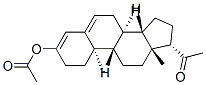 [(8S,9S,10R,13R,14S,17S)-17-acetyl-10,13-dimethyl-2,7,8,9,11,12,14,15, 16,17-decahydro-1H-cyclopenta[a]phenanthren-3-yl] acetate 化学構造式