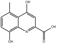2-Quinolinecarboxylic acid, 4,8-dihydroxy-5-methyl- (9CI) Structure