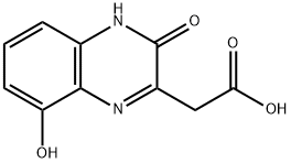 2-Quinoxalineacetic acid, 3,4-dihydro-8-hydroxy-3-oxo- (9CI) 结构式