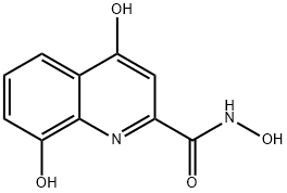 2-Quinolinecarboxamide, N,4,8-trihydroxy- (9CI) Structure