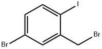 4-Bromo-2-(bromomethyl)-1-iodobenzene Struktur