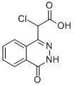 2-Chloro-2-(3,4-dihydrophthalazin-4-on-1-yl)acetic acid 结构式