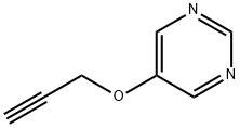 Pyrimidine, 5-(2-propynyloxy)- (9CI) 结构式