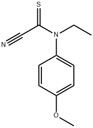 p-Formanisidide,  1-cyano-N-ethylthio-  (7CI,8CI) Structure