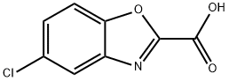 5 - 氯-2 - 羧酸苯并恶唑, 49559-65-1, 结构式