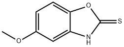 5-甲氧基-2(3H)-苯并唑硫酮, 49559-83-3, 结构式