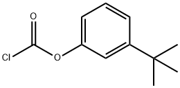 m-tert-butylphenyl chloroformate 结构式