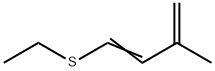 1-Ethylthio-3-methyl-1,3-butadiene 结构式