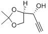 (3R,4R)-4,5-ISOPROPYLIDENE PENT-2-YN-3-OL Struktur