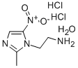 1-(2-AMINOETHYL)-2-METHYL-5-NITROIMIDAZOLE DIHYDROCHLORIDE MONOHYDRATE Structure