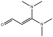 3,3-ビス(ジメチルアミノ)プロペナール 化学構造式