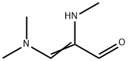 3-(Dimethylamino)-2-(methylamino)propenal Structure