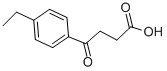 3-(4-乙基苯甲酰)丙酸,49594-75-4,结构式
