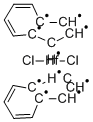 BIS(INDENYL)HALFNIUM(IV) DICHLORIDE 化学構造式