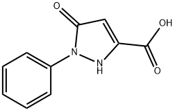 5-OXO-1-PHENYL-2,5-DIHYDRO-1H-PYRAZOLE-3-CARBOXYLIC ACID Struktur