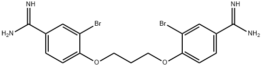 Dibrompropamidine Structure