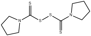 Dithiobis(pyrrolizinomethanethione) Struktur