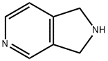2,3-ジヒドロ-1H-ピロロ[3,4-c]ピリジン 化学構造式
