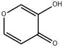3-hydroxy-4H-pyran-4-one  Struktur