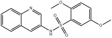 BenzenesulfonaMide, 2,5-diMethoxy-N-3-quinolinyl-|