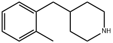 4-(2-メチルベンジル)ピペリジン 化学構造式