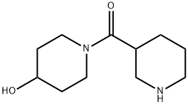 (4-HYDROXYPIPERIDIN-1-YL)PIPERIDIN-3-YL-METHANONE 化学構造式