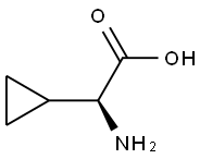 L-环丙基甘氨酸 结构式