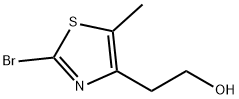 2-溴-4-(2-羟乙基)-5-甲基噻唑, 496062-16-9, 结构式