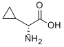 D-Cyclopropylglycine 化学構造式