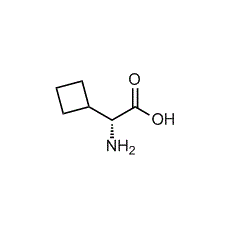 D-环丁基甘氨酸,49607-10-5,结构式