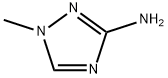 1-メチル-1H-1,2,4-トリアゾール-3-アミン 化学構造式