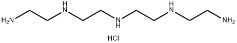 四乙烯五胺 五盐酸盐, 4961-41-5, 结构式