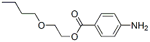 2-butoxyethyl 4-aminobenzoate 结构式